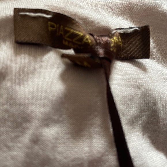 Brand New Piazza Roma Silk Polka Dot Sleeveless Top - Picture 6 of 11